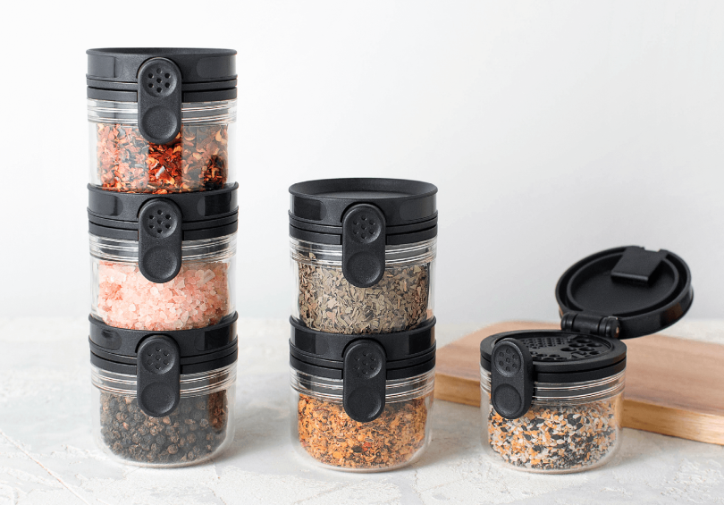 Lock&Lock and Dreamfarm products, Orlid Lite stackable spice jar