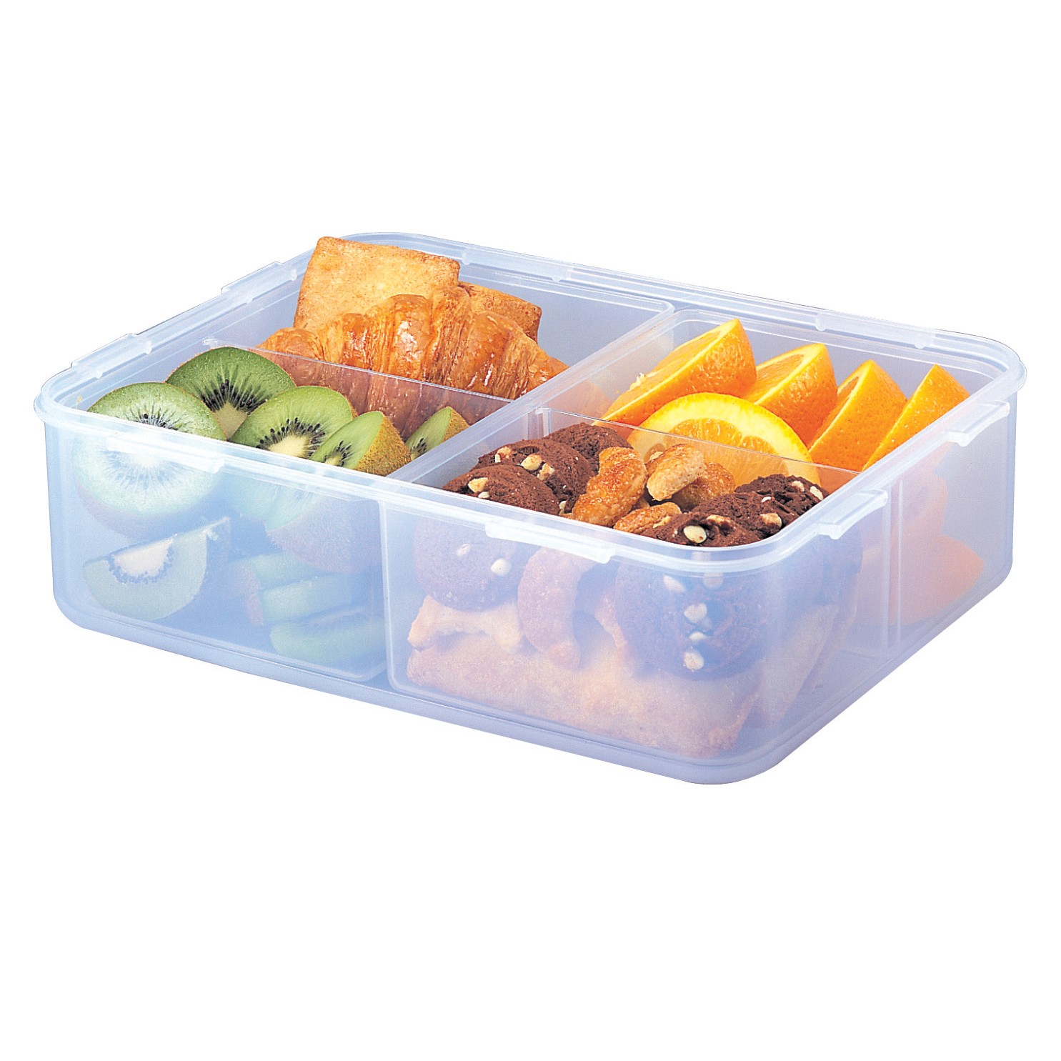 Lock&Lock and Dreamfarm products, Classic food container with divider 3,9  L